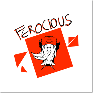 Ferocious Red Posters and Art